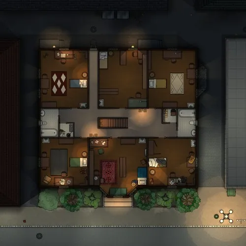 Boarding House - First Floor - Night