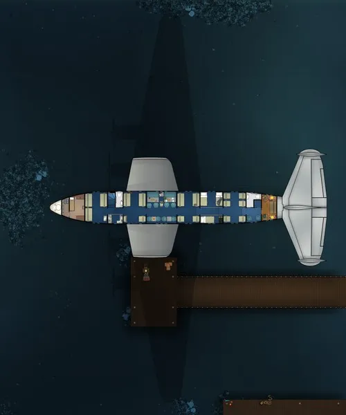 Boeing 314 Clipper - Lower Deck - Day