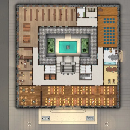 Boston Library - First Floor - Day