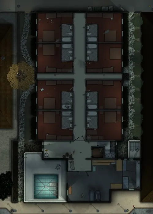 Boutique Hotel - First Floor - Abandoned - Night