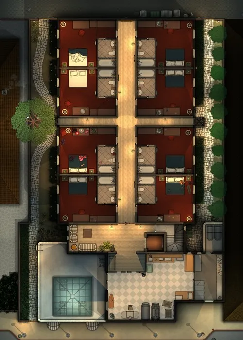 Boutique Hotel - First Floor - Night