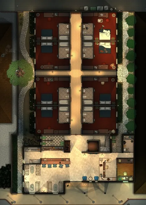 Boutique Hotel - Ground Floor - Night