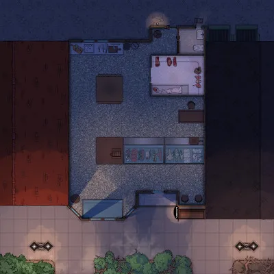 Butchers Shop - Night