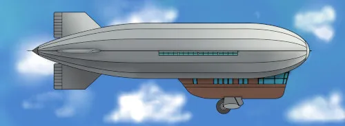 C9 Zeppelin - Side View - Sky