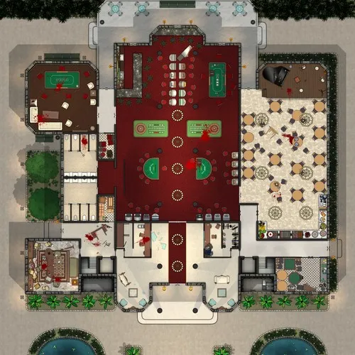 Casino Tropicana - Ground Floor - Splatter - Day