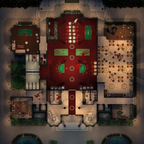 Casino Tropicana - Ground Floor - Splatter - Night