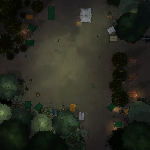 Ceremonial Camp - Plain - Night