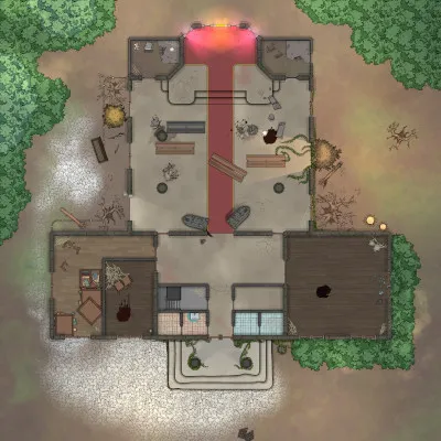 Chapel Of Reflection - Ground Floor - Abandoned - Day