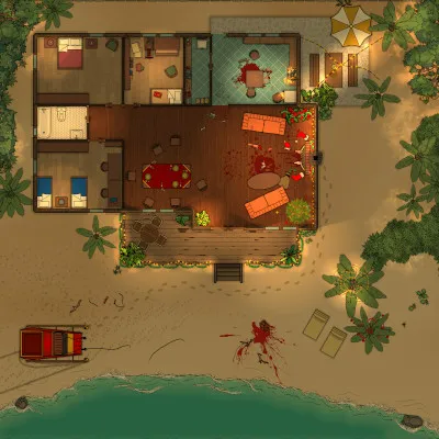 Christmas House - Summer - Santa Is Dead