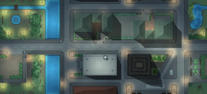 City Chase Scene - Night