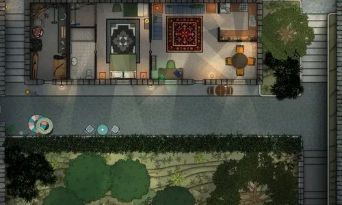 Cliff House - Cave House - Night