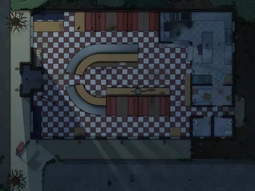 Cosy Diner - Abandoned - Night