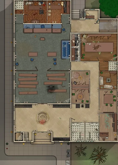 Courthouse - Abandoned - Day