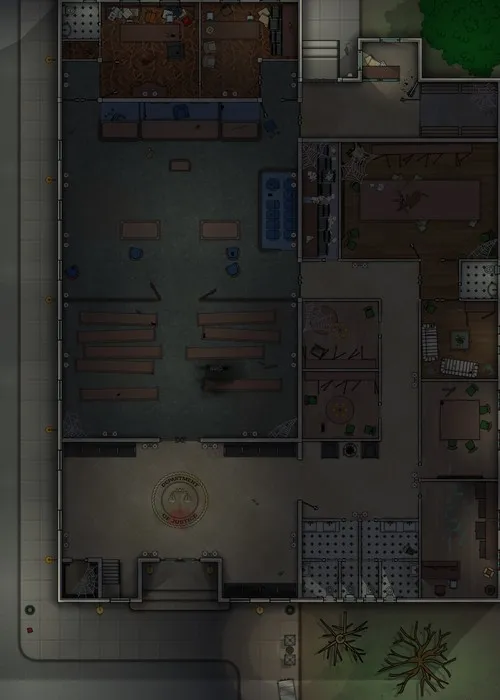 Courthouse - Abandoned - Night