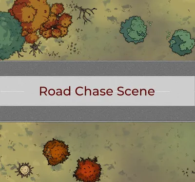 Road Chase Scene