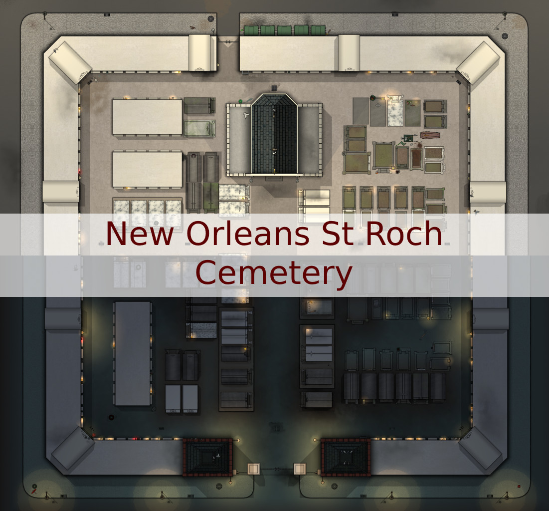 Cover for New Orleans St. Roch Cemetery