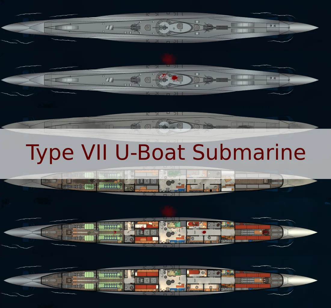Type VII U-Boat Submarine