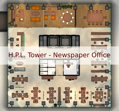 H.P.L. Tower - Newspaper Office