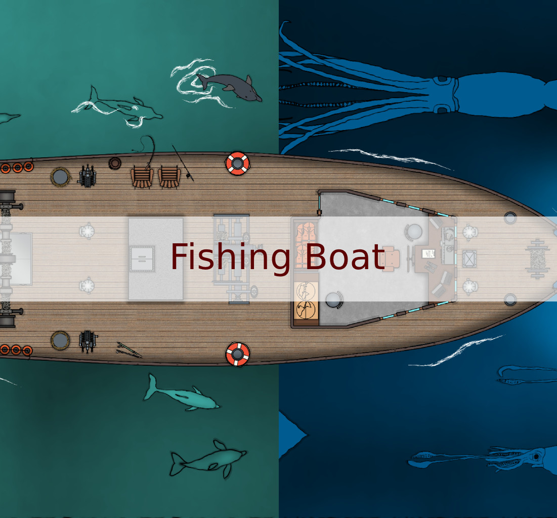 Cover for Fishing Boat
