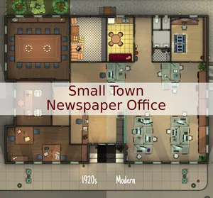 Small Town Newspaper Office