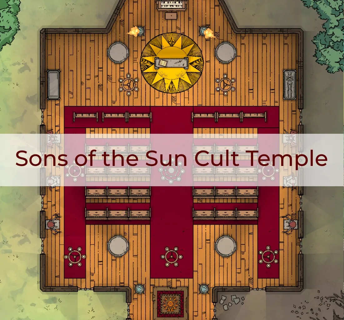 Cover for Sons of the Sun Cult Temple