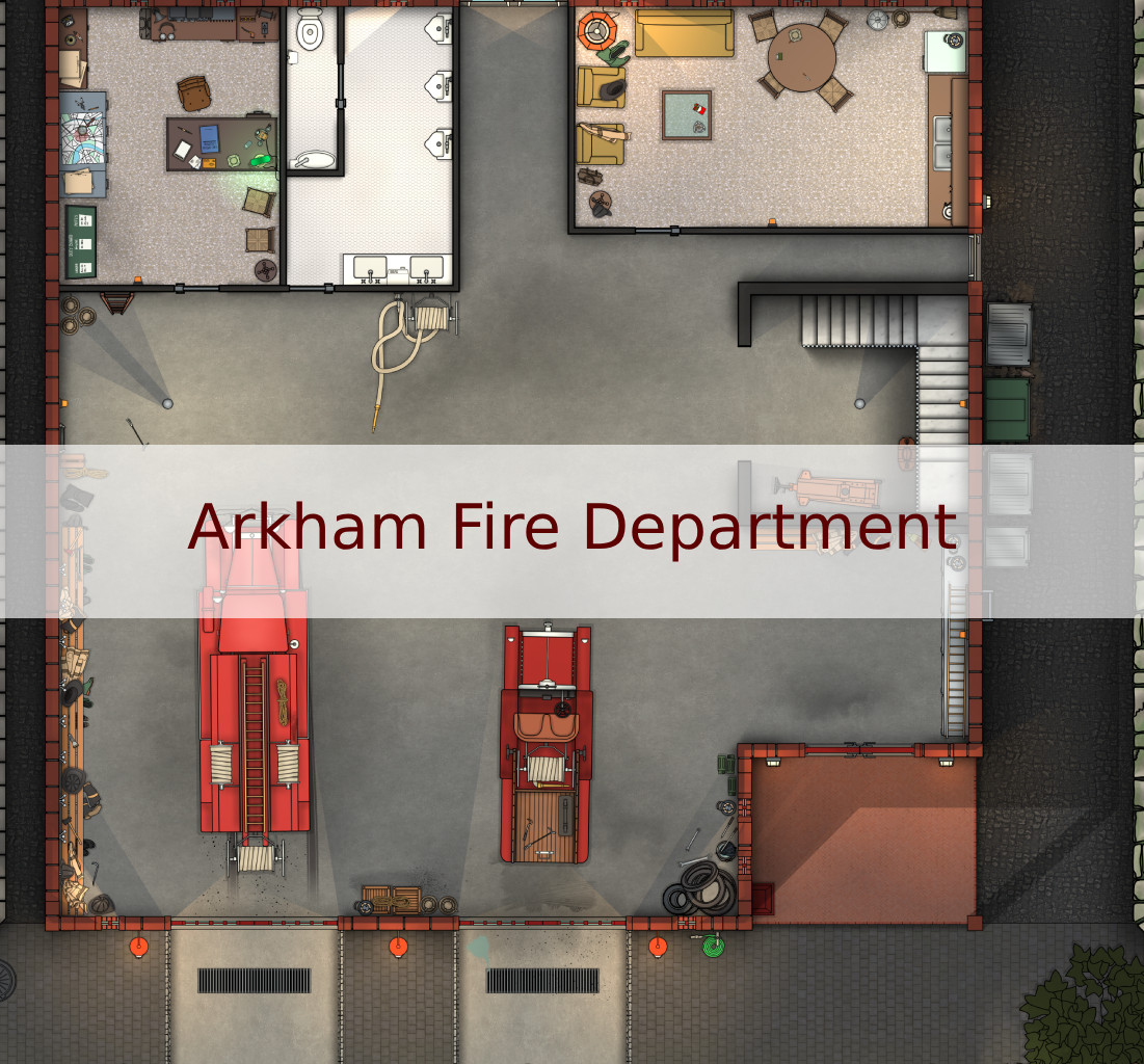 Cover for Arkham Fire Department