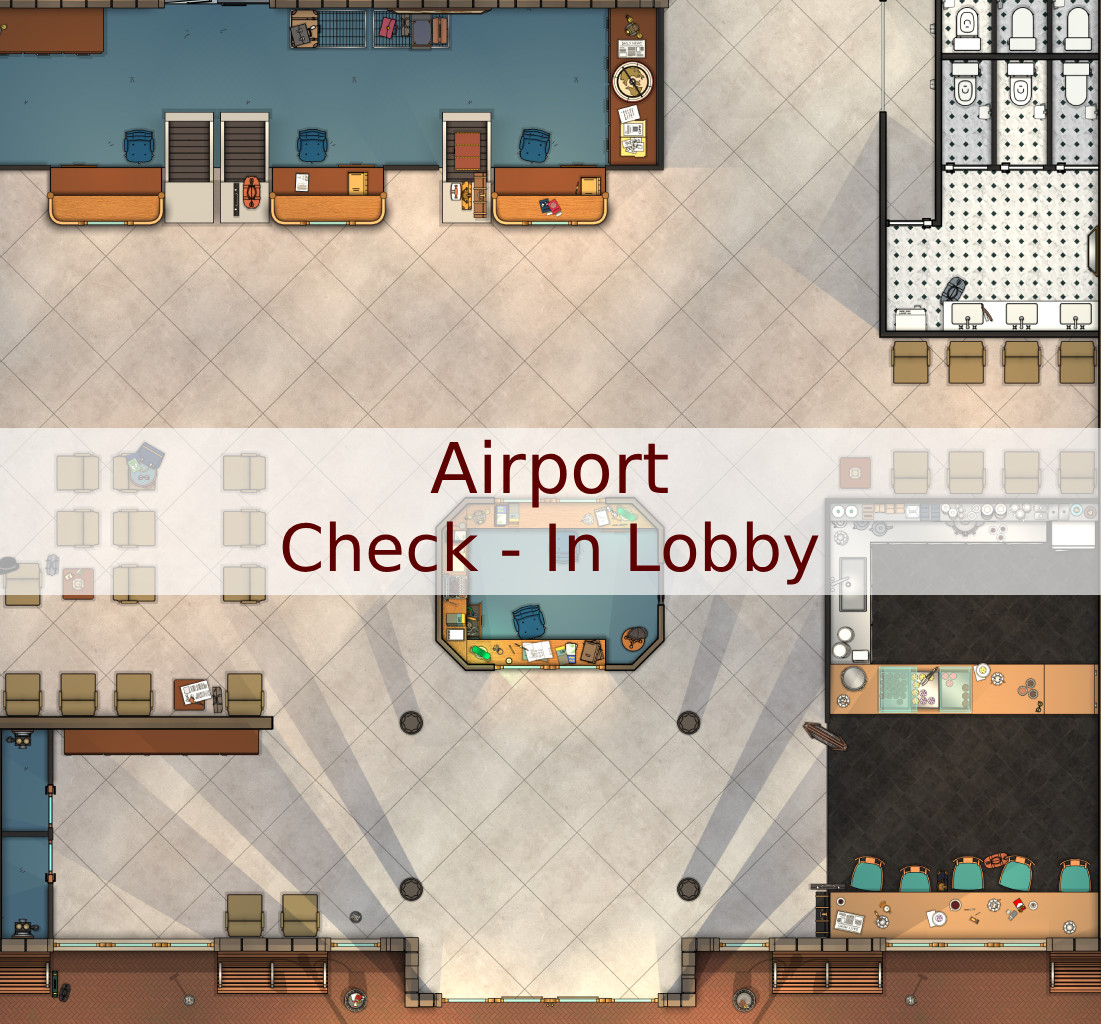 Cover for Airport - Check In Lobby