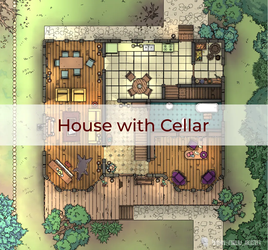 Cover for House with Cellar