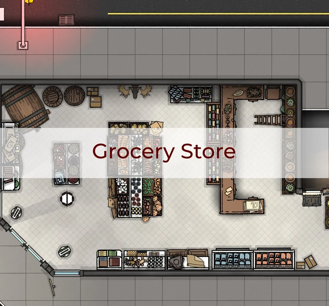 Cover for Grocery Store