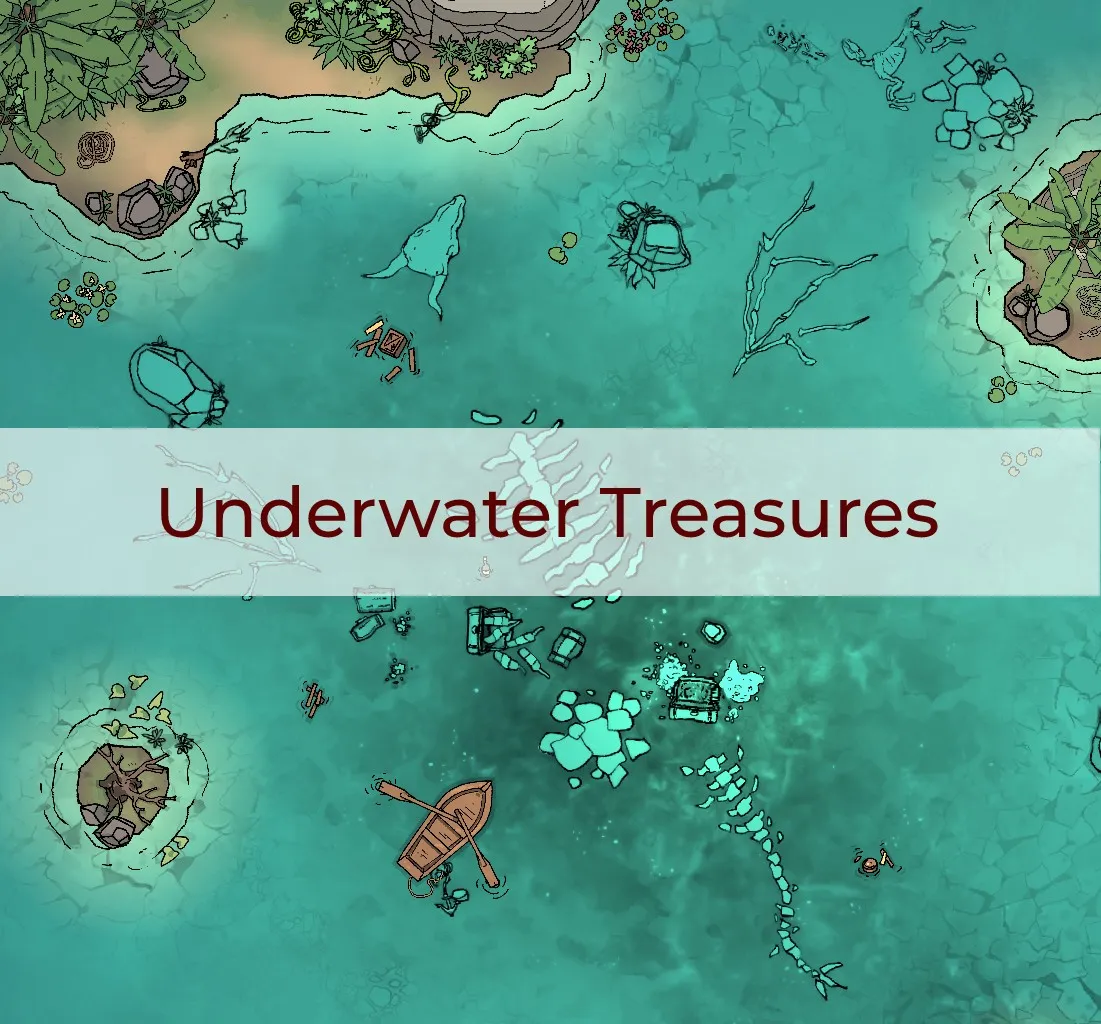 Cover for Underwater Treasures