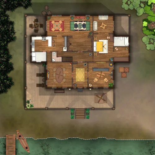 Creole Cottage - Ground Floor - Day