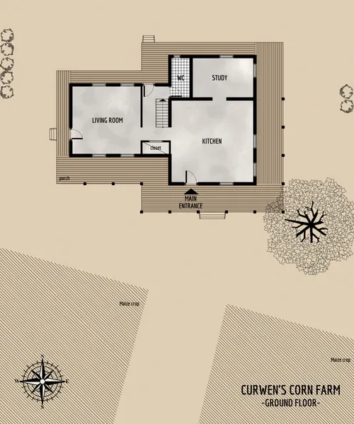 Curwens Corn Farm - Ground Floor - Floor Plan