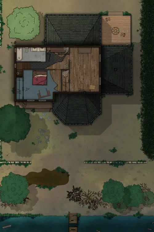 Dr F Graves House - First Floor - Abandoned - Day