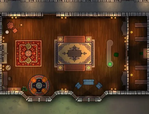 Dr Henry Armitages Office - Night - Empty