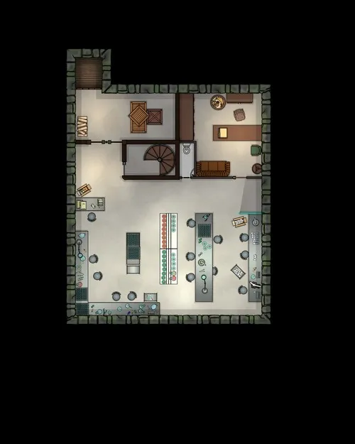 Drug House - Basement - Drug Lab