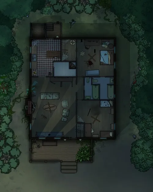 Drug House - Ground Floor - Abandoned - Night