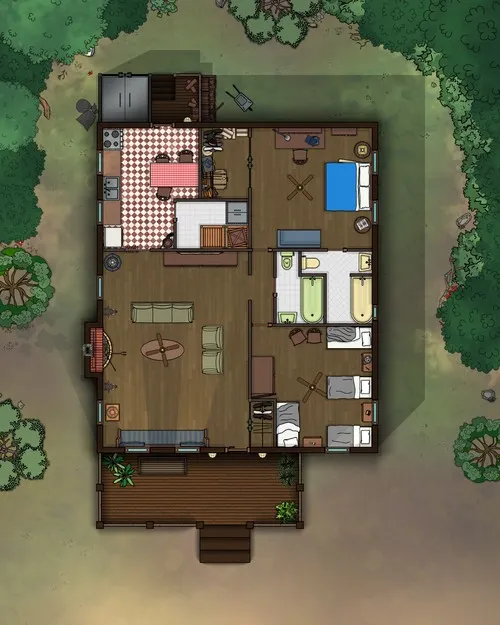 Drug House - Ground Floor - Day