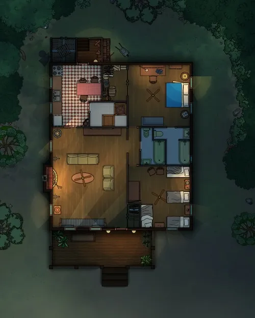 Drug House - Ground Floor - Night