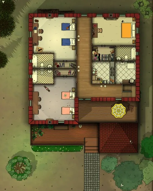 Family House - First Floor - Spring - Day