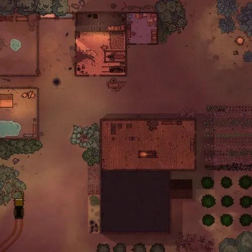 Farmhouse - Attic - Dawn