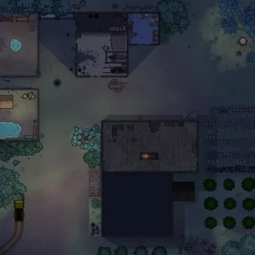 Farmhouse - Attic - Night