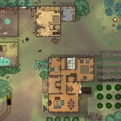 Farmhouse - Ground Floor - Day