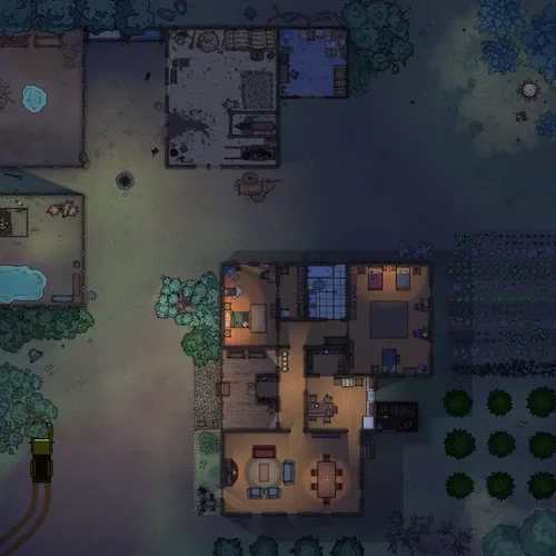 Farmhouse - Ground Floor - Night