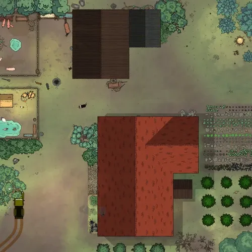 Farmhouse - Roof - Day