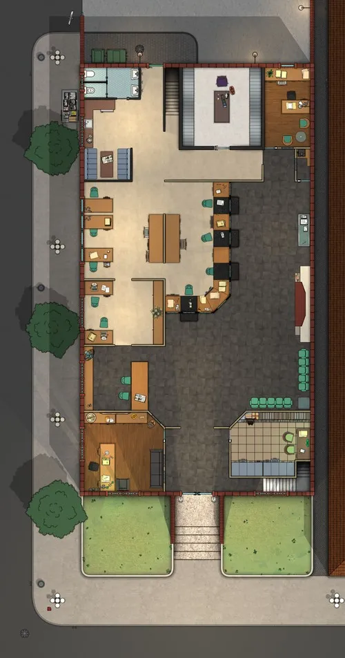 First National Bank - Ground Floor - Day