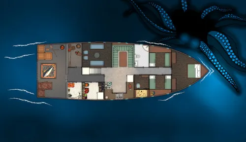 Fishing Boat - Cabins - Cthulhu