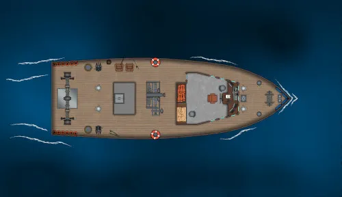 Fishing Boat - Deck 1 - Sea
