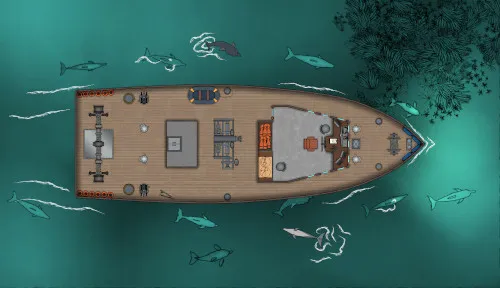 Fishing Boat - Deck 2 - Dolphins