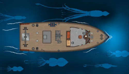 Fishing Boat - Deck 2 - Squids