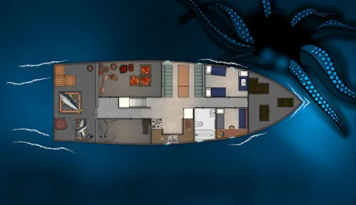 Fishing Boat - Fishermen - Cthulhu